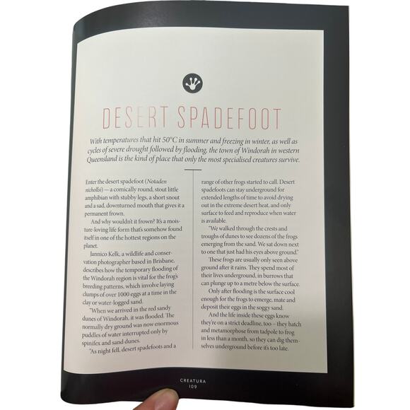 Australian Geographic- Creatura- 109 pages- preowned book- animals 2021 - Picture 6 of 6